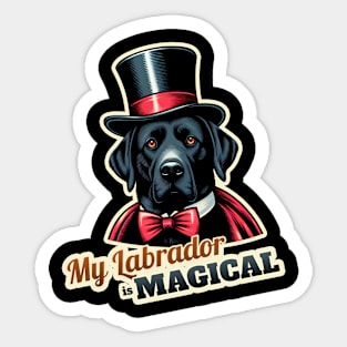 Magical Labrador Retriever Sticker